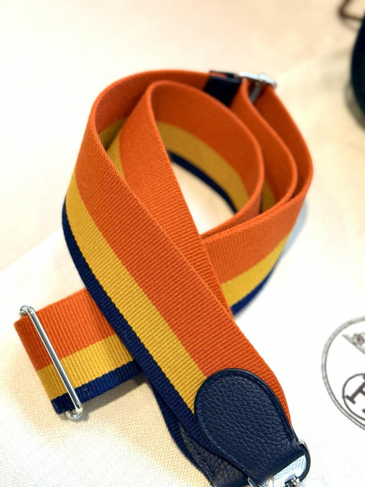 HERMES EVELYNE POCHE III 29 BLUE TAURILLON CLEMENCE REFURBISHED SPECIAL EDITION!