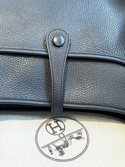 HERMES EVELYNE POCHE III 29 BLUE TAURILLON CLEMENCE REFURBISHED SPECIAL EDITION!