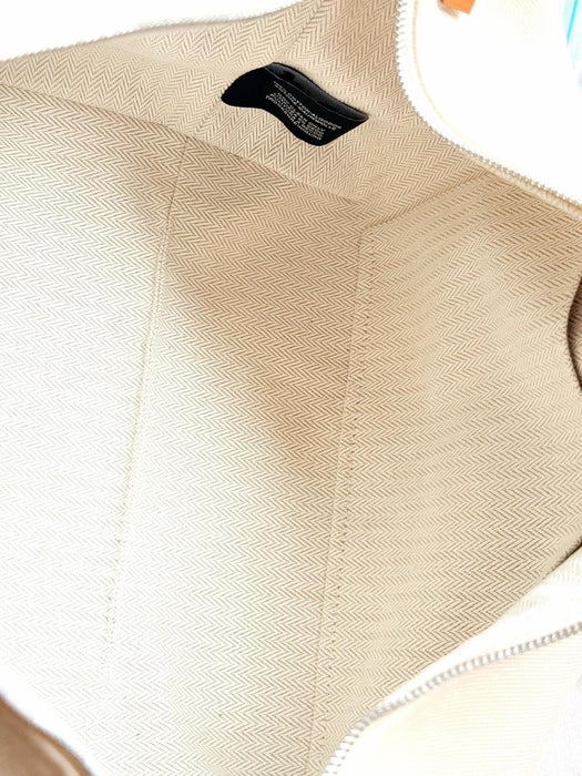 Hermes Canvas Beige / Naturel Bride-a-Brac Large Pouch Toiletry Bag NEW