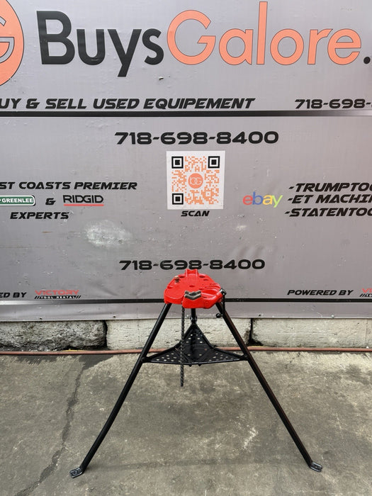 Ridgid 450 1/8 to 5 inch Tripod Pipe Vise for Ridgid Pipe Great Shape #4