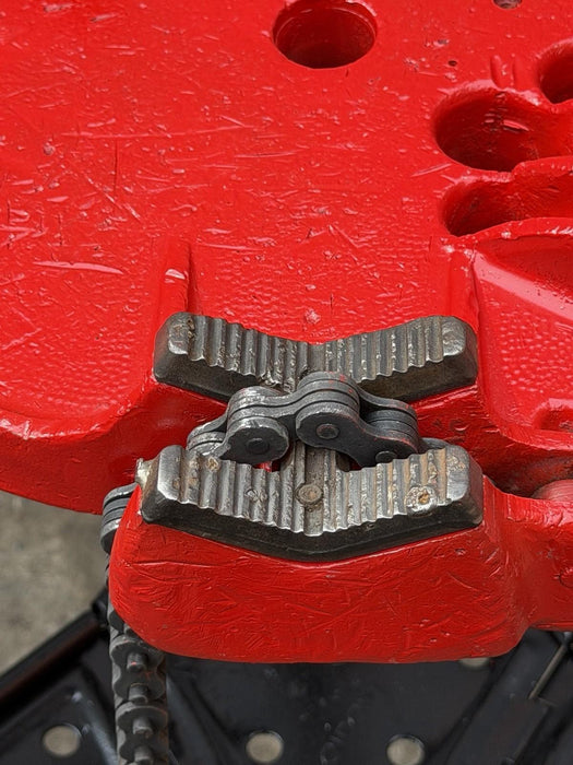 Ridgid 450 1/8 to 5 inch Tripod Pipe Vise for Ridgid Pipe Great Shape #4