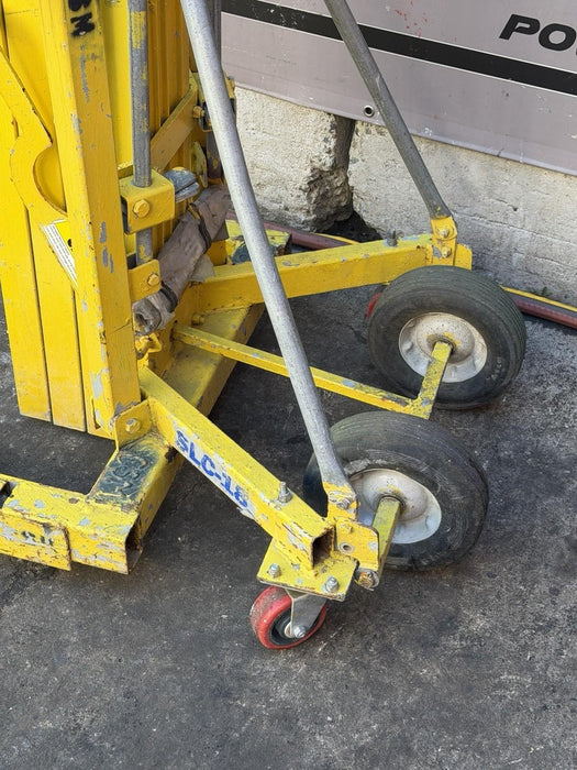 Genie Superlift SLC-18 Manual Material Lift 650lbs 18’ HVAC Duct Lift TESTED #2