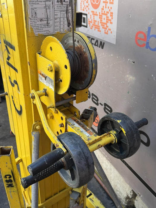 Genie Superlift SLC-18 Manual Material Lift 650lbs 18’ HVAC Duct Lift TESTED #2