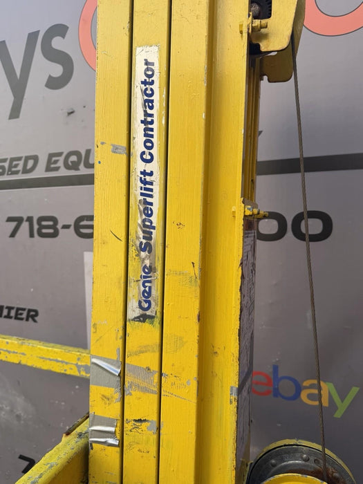 Genie Superlift SLC-18 Manual Material Lift 650lbs 18’ HVAC Duct Lift TESTED #2