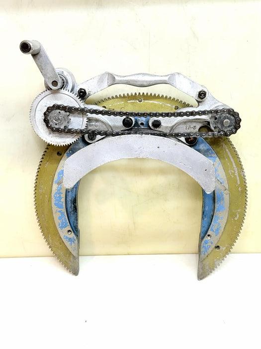 H&M Pipe Beveler Beveling Machine H-8 4-8” Welder Cutter Tool + Bridge #5