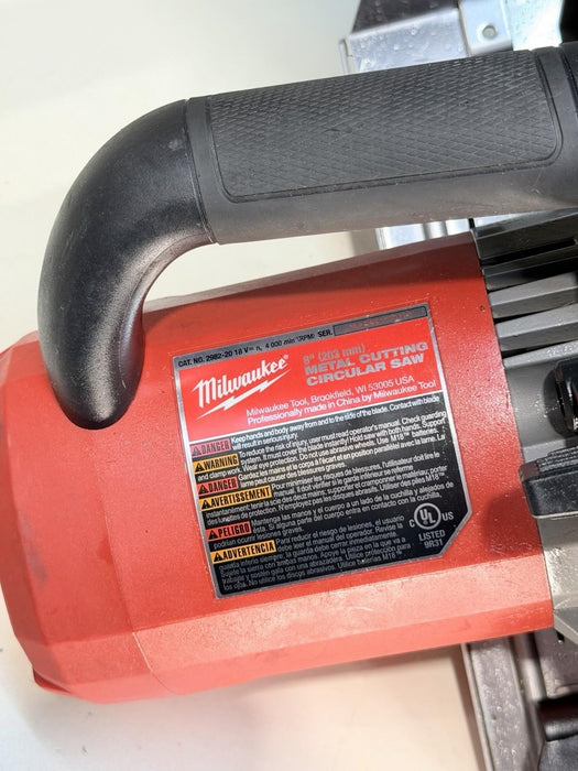 Milwaukee 2982-20 M18 18V Fuel 8" Metal Cutting Circular Saw Cordless & Blade #2