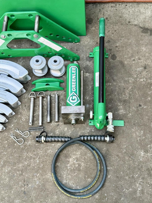 Greenlee 880 1/2" - 2" Rigid Hydraulic Conduit Pipe Bender & Pump Refurb. BG7