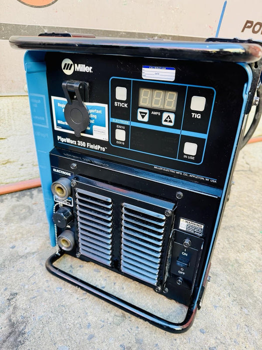 Miller PipeWorx 350 FieldPro Welder similar XMT-350 TESTED #6