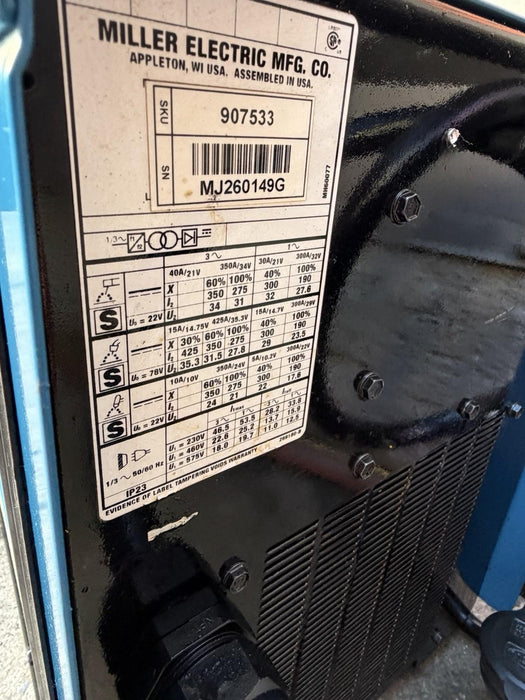 Miller PipeWorx 350 FieldPro Welder similar XMT-350 TESTED #7