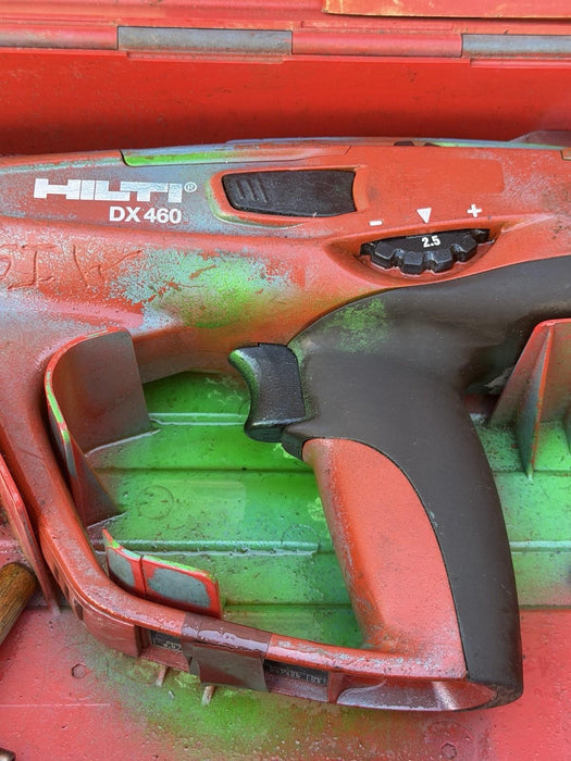 Hilti 305179 DX460-F8 Full Automatic Powder-Actuated Fastening Nail Gun +Case #4