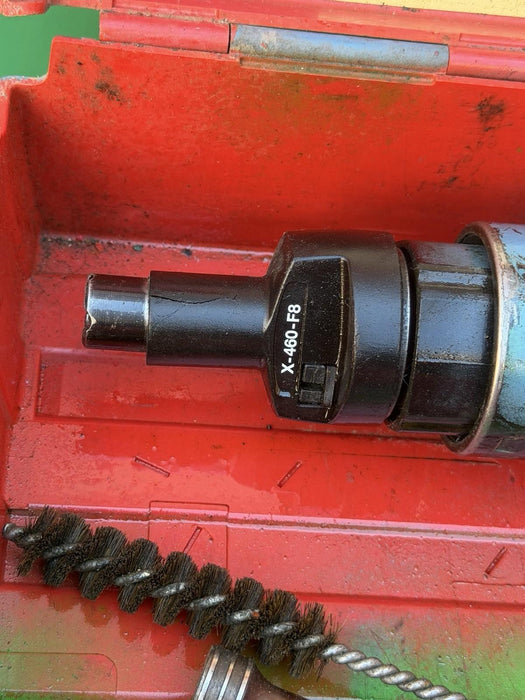 Hilti 305179 DX460-F8 Full Automatic Powder-Actuated Fastening Nail Gun +Case #4