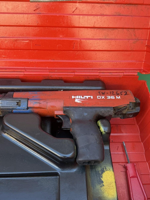 Hilti DX36M Powder Actuated Nail Gun & Case