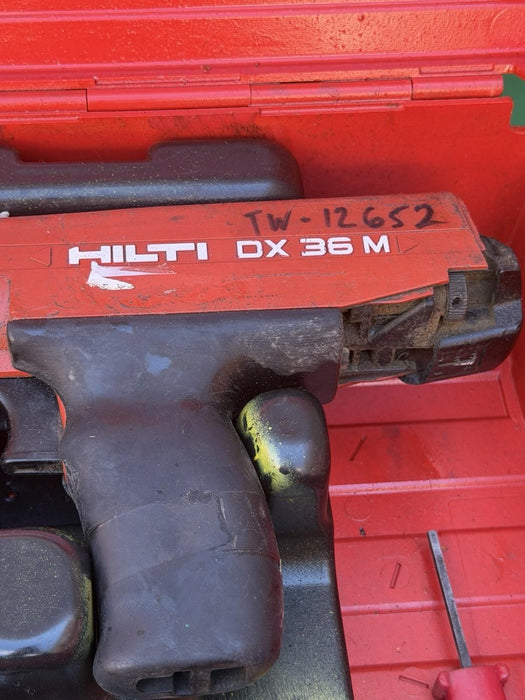 Hilti DX36M Powder Actuated Nail Gun & Case