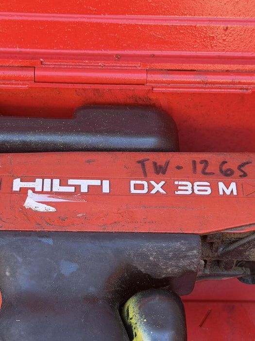 Hilti DX36M Powder Actuated Nail Gun & Case