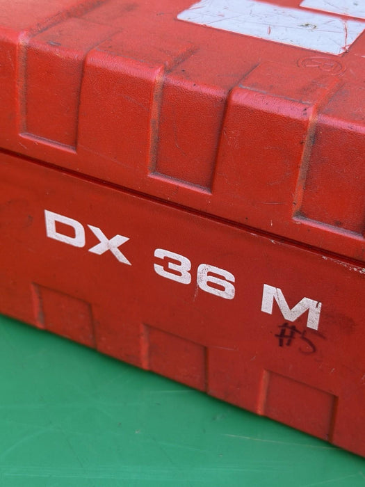Hilti DX36M Powder Actuated Nail Gun & Case