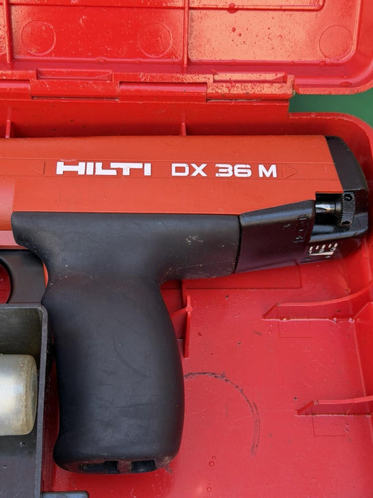 Hilti DX36M Powder Actuated Nail Gun & Case Extras #9