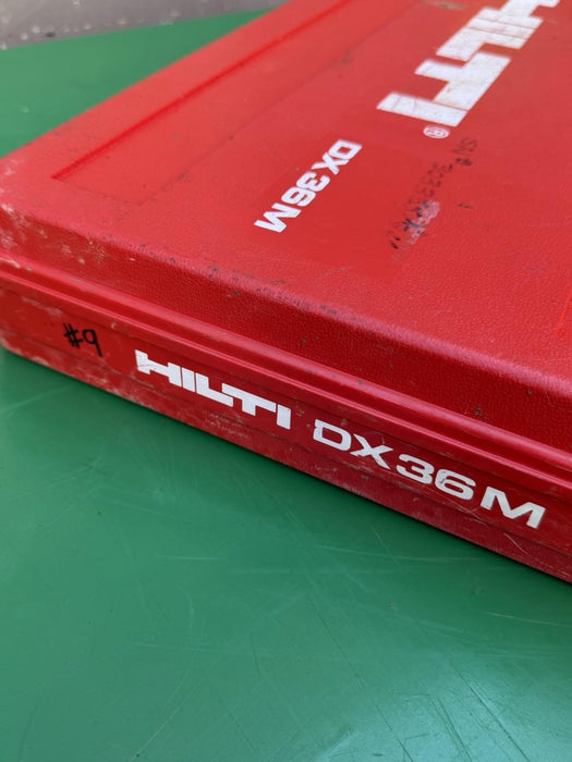 Hilti DX36M Powder Actuated Nail Gun & Case Extras #9