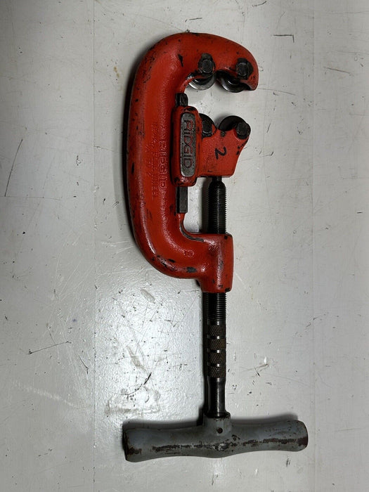 RIDGID PIPE CUTTER Model 42A Heavy Duty 4 Wheels  3/4 INCH TO 2 INCHES #2