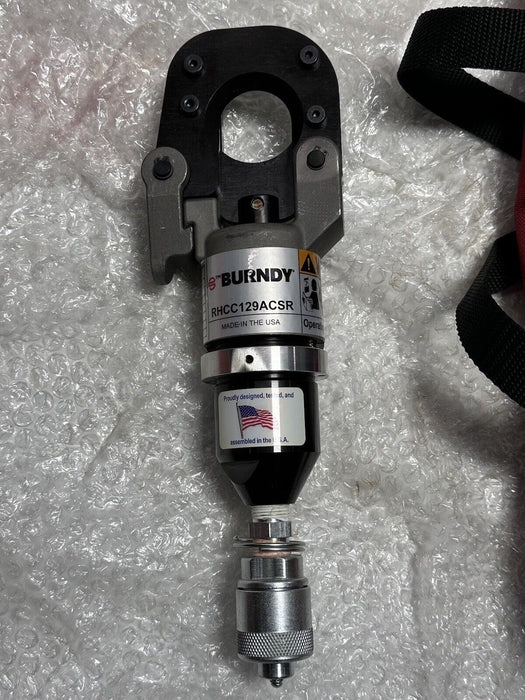 Burndy RHCC129ACSR Operated Hydraulic Cable Cutter, 10000psi NEW