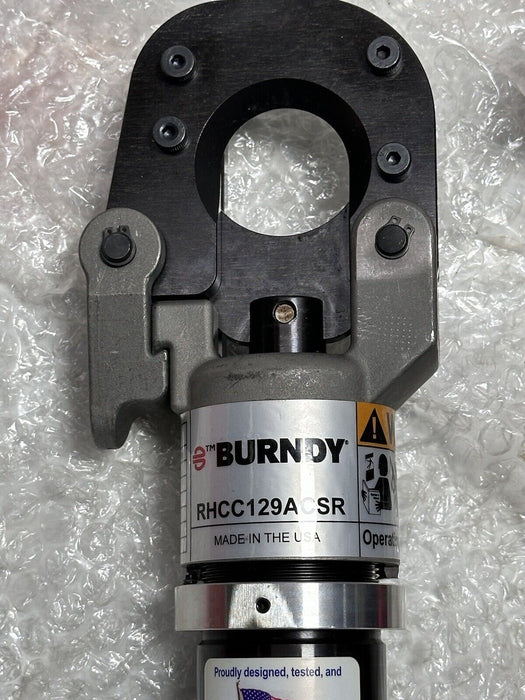 Burndy RHCC129ACSR Operated Hydraulic Cable Cutter, 10000psi NEW