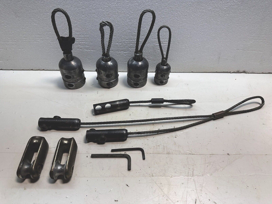 Greenlee Cable Wire Tugger Pulling Grips + 2 Clevis + 4 Cable Pullers