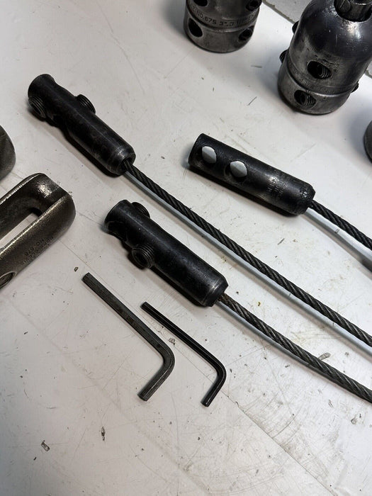 Greenlee Cable Wire Tugger Pulling Grips + 2 Clevis + 4 Cable Pullers