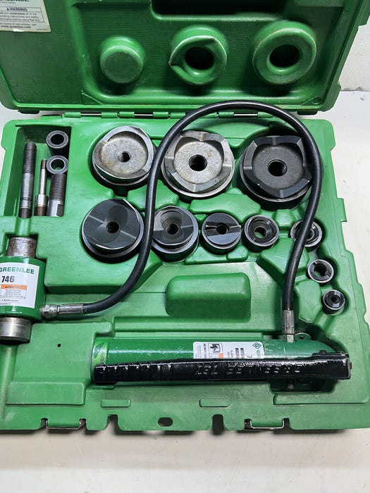 Greenlee 7310SB Slug Buster KO Knockout Punch Set 1/2" - 4" , 767 Pump, Case #13