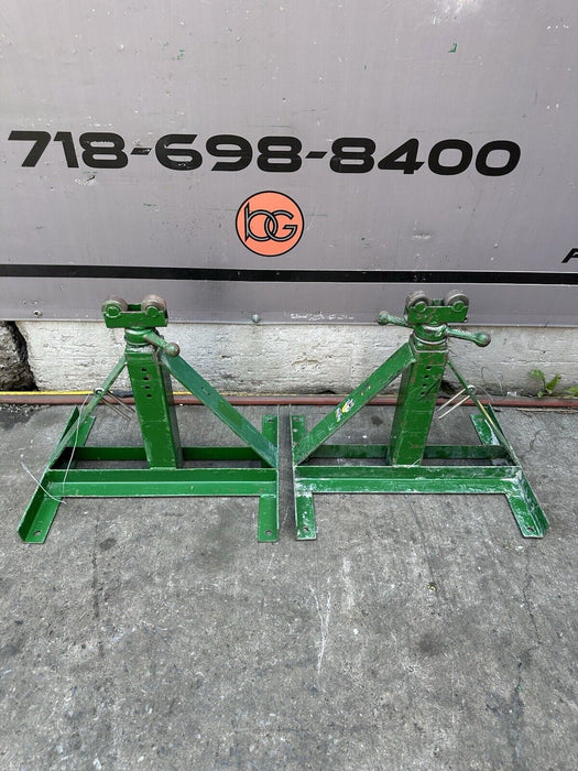 (2) Sumner Reel Mac Wire Jack #70, 2500 Lb Screw Type Wire Jack 21-54” Height