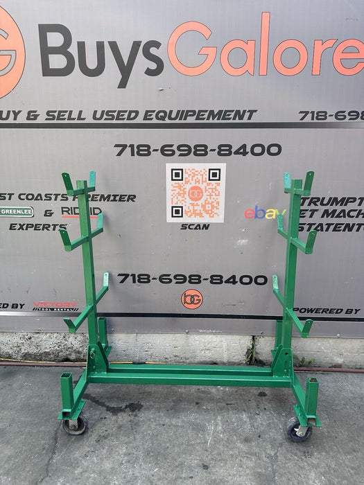 Greenlee 668 Mobile Conduit and Pipe Rack with Casters, 1000 lbs Capacity #2