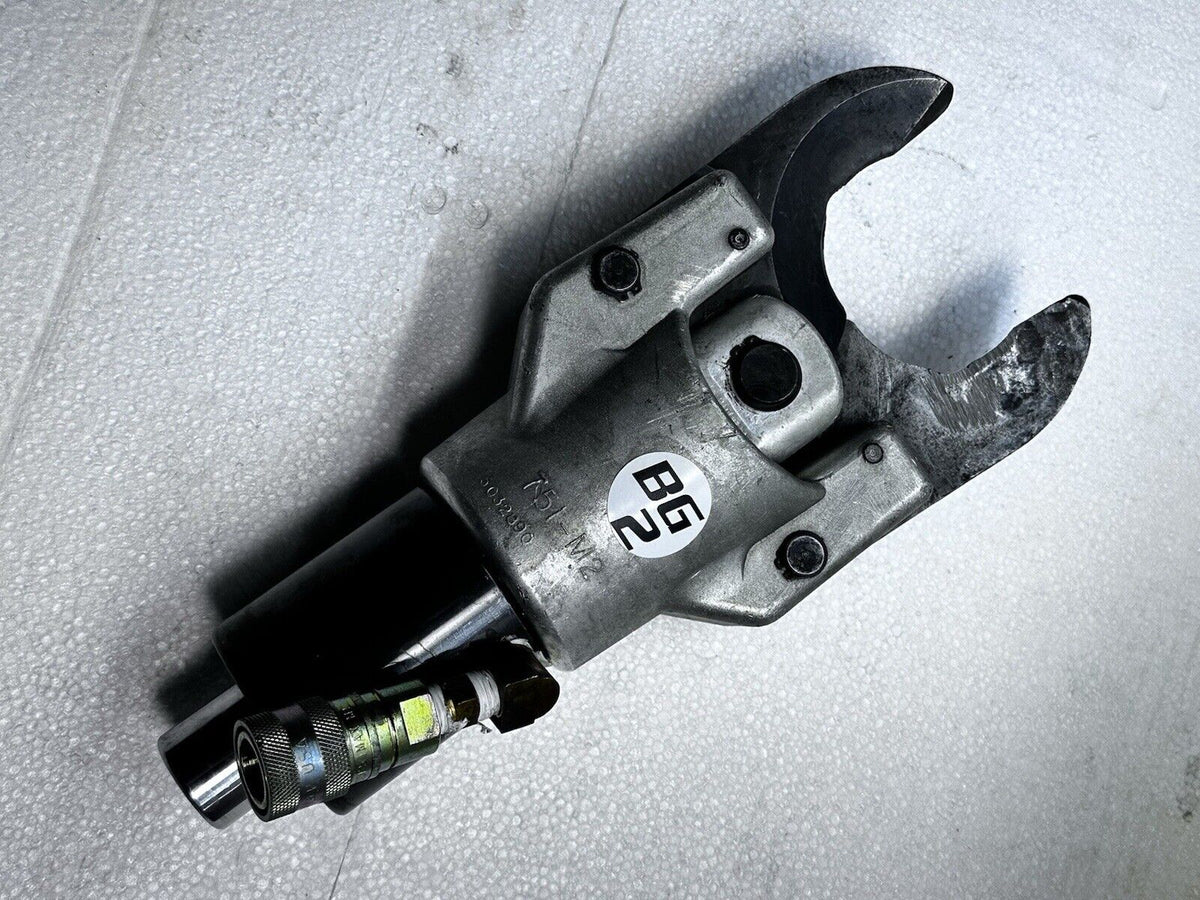 GREENLEE 750 751-M2 HYDRAULIC CABLE CUTTER W/ CURRENT TOOL RAM #BG2 ...