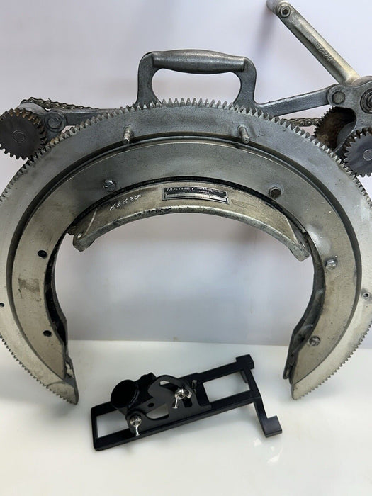 Mathey Pipe Beveling Machine, Manual Saddle Beveler  6"-12" , 2SA #10