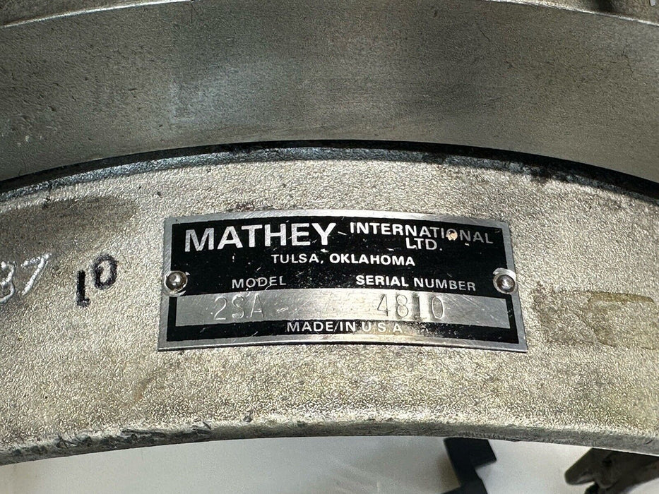 Mathey Pipe Beveling Machine, Manual Saddle Beveler  6"-12" , 2SA #10