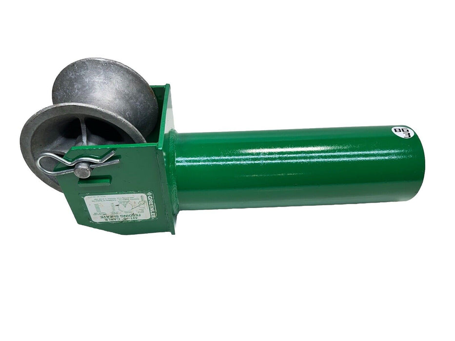 Greenlee 441-5 Cable Feeding Sheave Wire Tugger Puller Duct Tool 5” #BG3