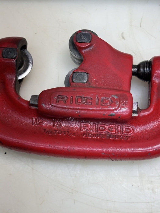 RIDGID 12-R Ratchet Pipe Threading Die Set 1/2" to 2" + Ratchet , Pipe Cutter #3