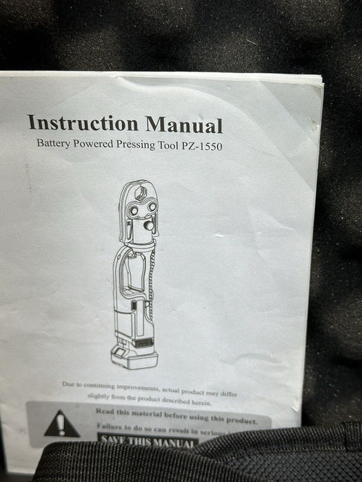 Ali Express PZ-1550 Battery Powered Hydraulic Press Tool Crimper  #3