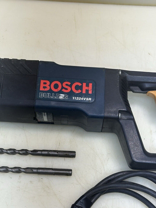 Bosch Hammer Drill Bulldog  11224VSR  With Bits Great Shape