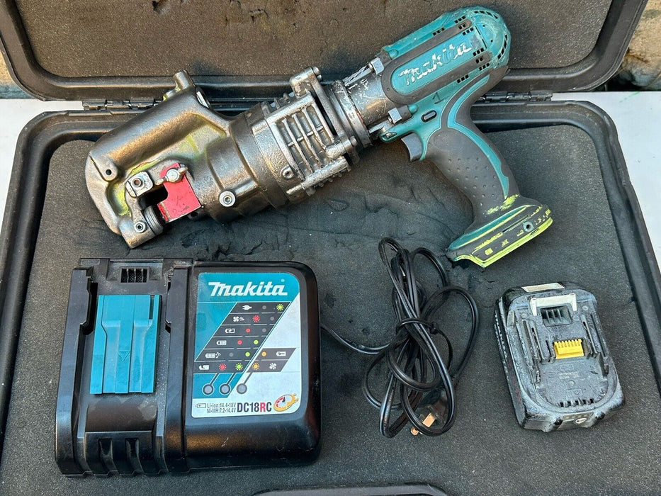 Hougen-Ogura Electro-Hydraulic Cordless 18V Punch Pro Model 76000PR Battery #34