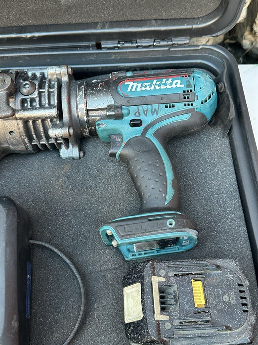 Hougen-Ogura Electro-Hydraulic Cordless 18V Punch Pro Model 76000PR Battery #35