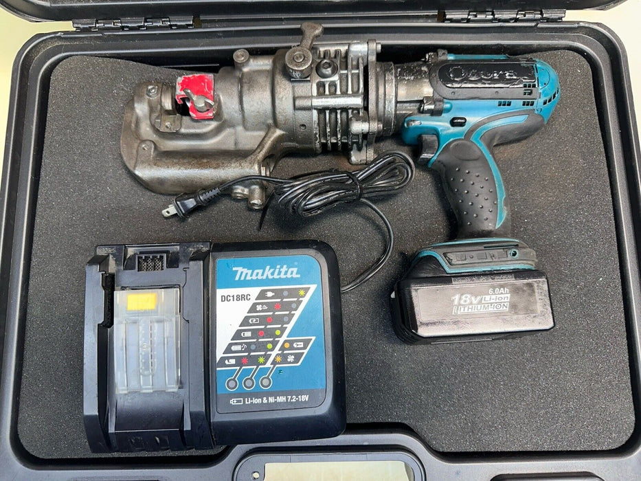 Hougen-Ogura Electro-Hydraulic Cordless 18V Punch Pro Model 76000PR Battery #40