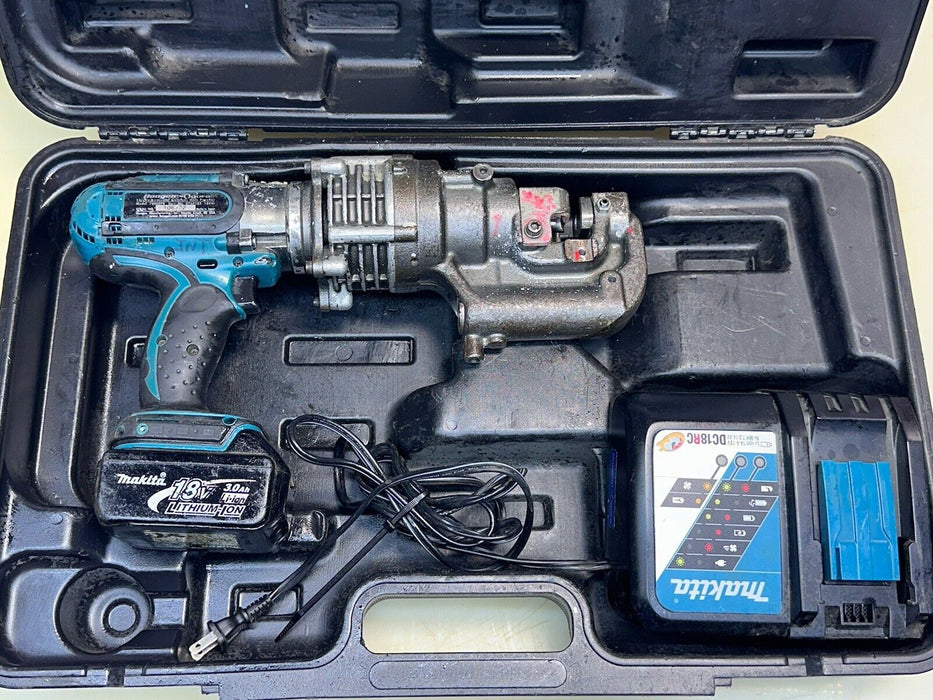 Hougen-Ogura Electro-Hydraulic Cordless 18V Punch Pro Model 76000PR Battery #41