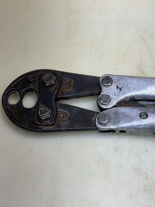 Burndy MD6 Hytool Manual Crimper Press Compression Tool  #1