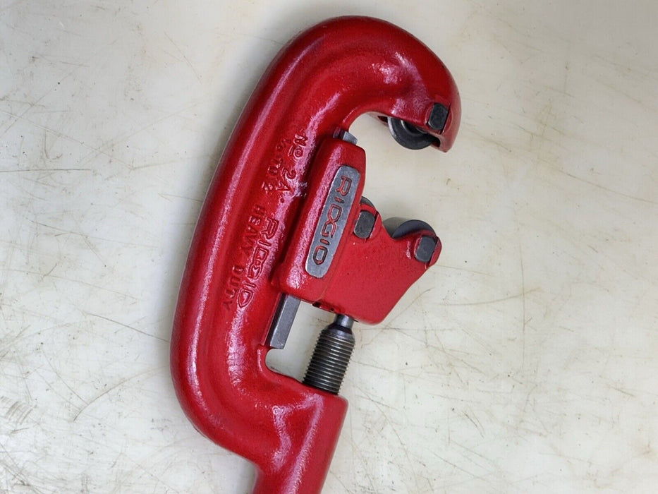 Ridgid No. 2 / 2A 1/8" - 2" Heavy Duty Pipe Cutter Used  Refurbished #6