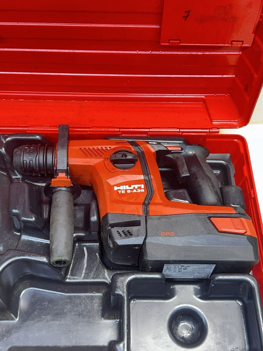 Hilti TE 6-A36 Cordless Rotary Hammer Drill 36V Battery 36/5.2  Nice #7