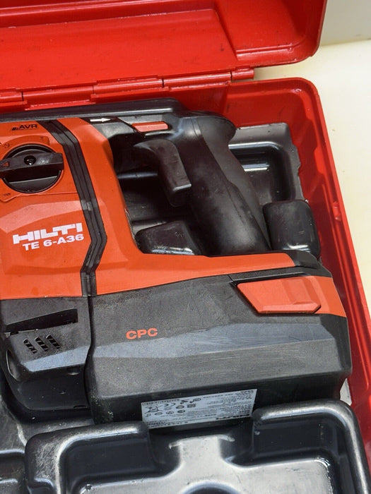 Hilti TE 6-A36 Cordless Rotary Hammer Drill 36V Battery 36/5.2  Nice #7