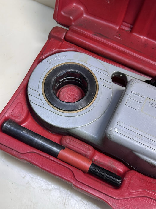 ROTHENBERGER SUPERTRONIC 2000 PORTABLE POWER PIPE THREADER + 1/2”, 3/4”, 1” Dies