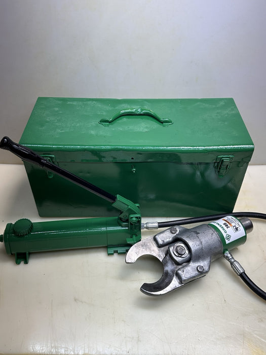 Greenlee 750 Hydraulic Cable Wire Cutter with Pump & Case