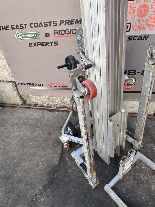 Genie SLC18 18' Superlift Material Lift Hoist Lift Duct Jack 650 lbs. TESTED BG1