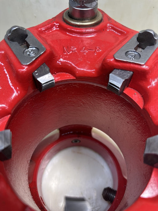 RIDGID 4P Jam proof pipe threader die head 2-1/2 to 4" Capacity + 3 1/2” Teeth