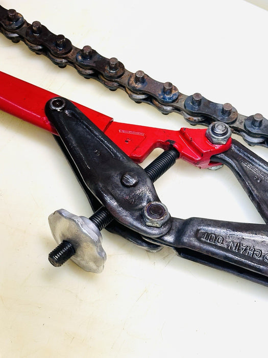 Wheeler Rex 4906 Ratchet Soil Pipe Cutter Chain - 1-1/2" to 6".  Great Shape #1