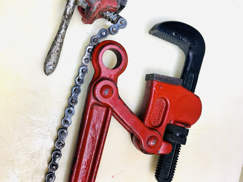 Ridgid Super Four Compound Leverage Pipe Wrench 36” Nice Shape